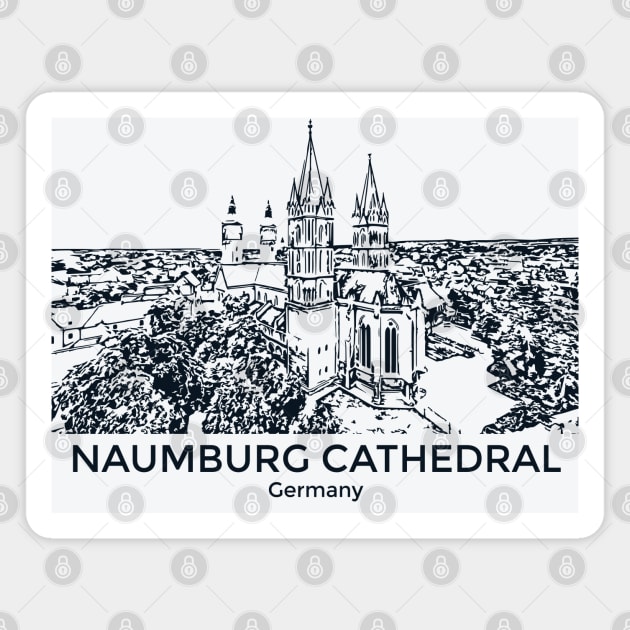 Naumburg Cathedral - Germany Magnet by Lakeric